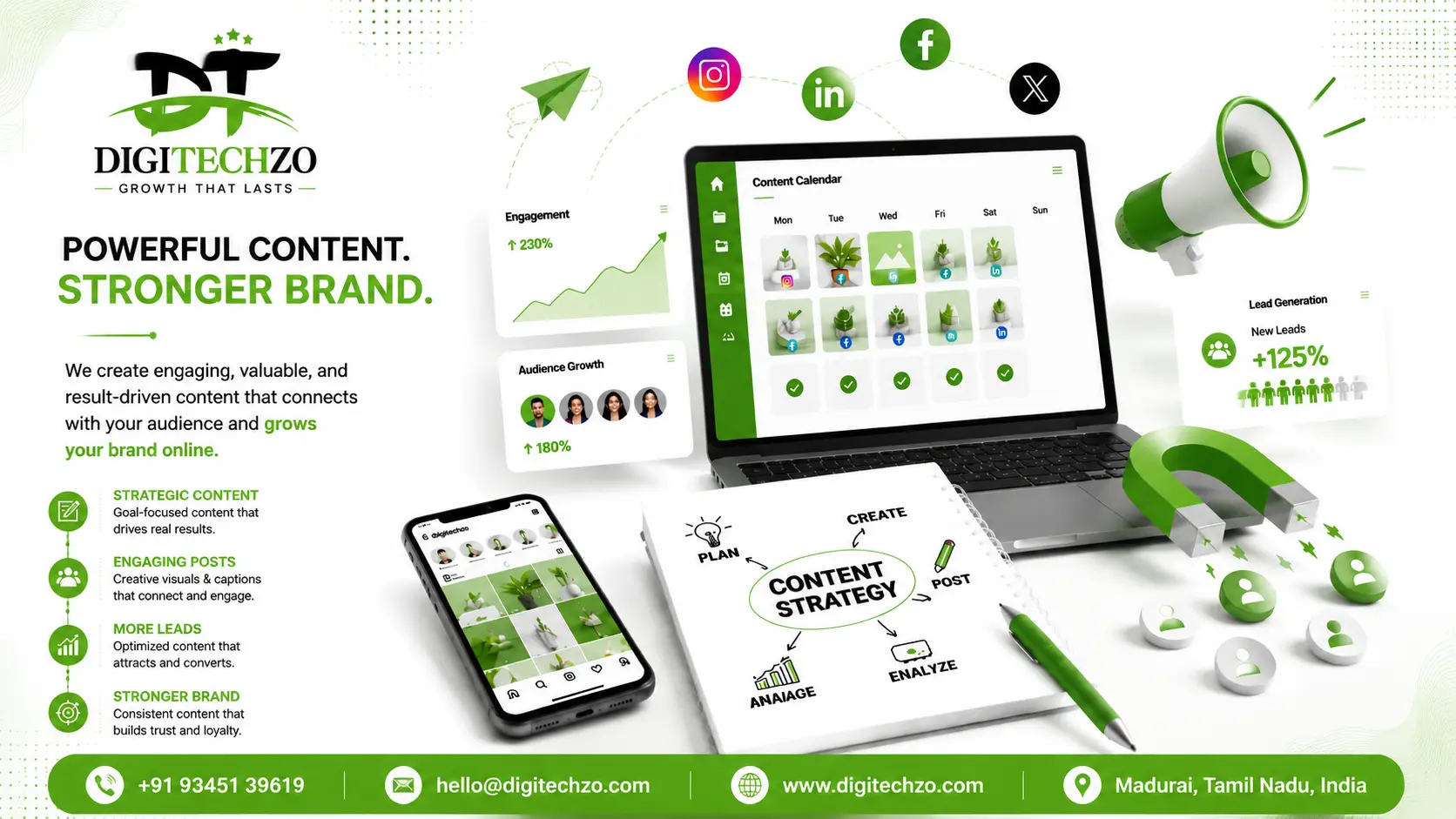 Social Media Content Creation Strategies That Generate Leads and Engagement