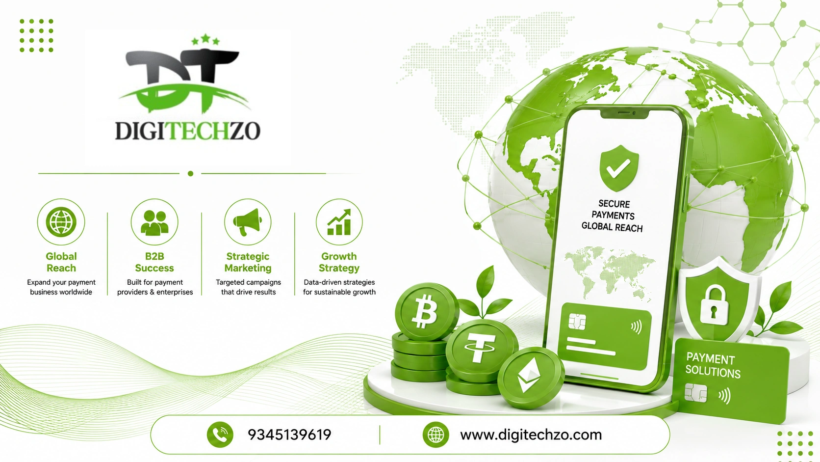 Payment Infrastructure Marketing Company for Blockchain Businesses