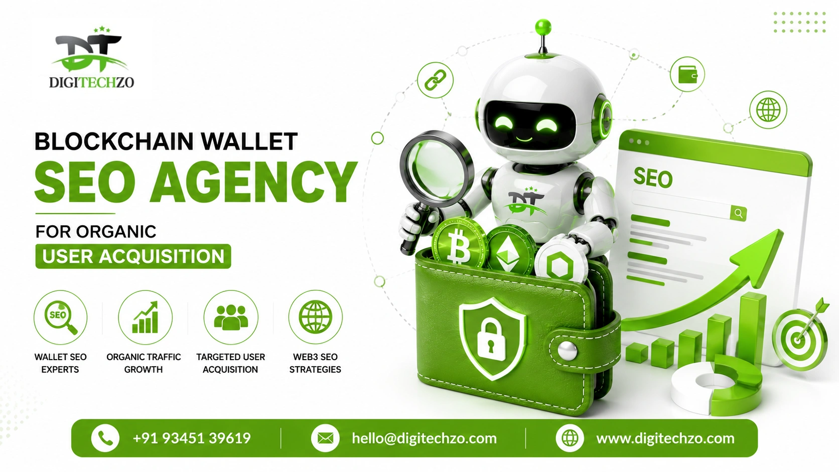 Blockchain Wallet SEO Agency for Organic User Acquisition