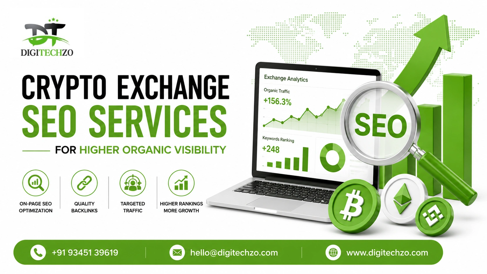 Crypto Exchange SEO Services for Higher Organic Visibility