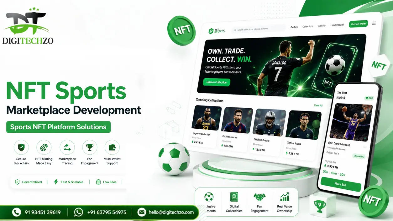 NFT Sports Marketplace Development – Sports NFT Platform Solutions