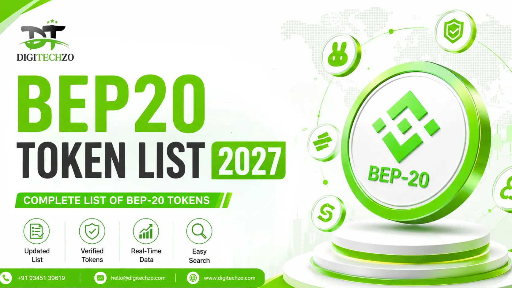 BEP20 Token List 2027: Complete List of BEP-20 Tokens