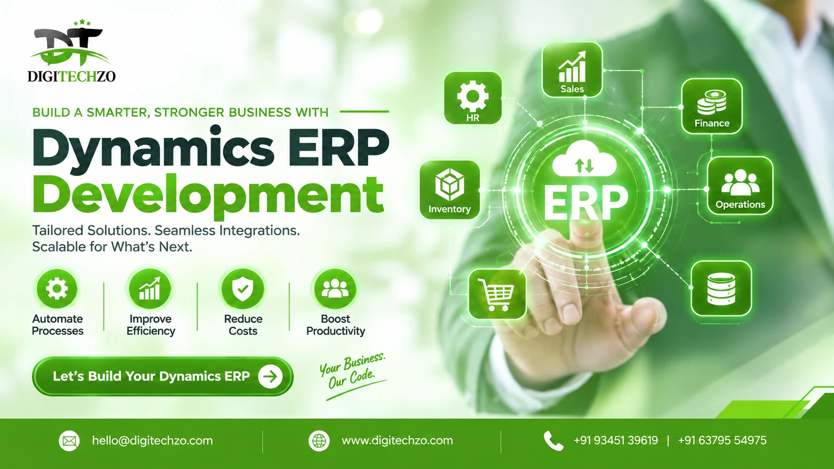 Dynamics ERP Development for Scalable Business Management
