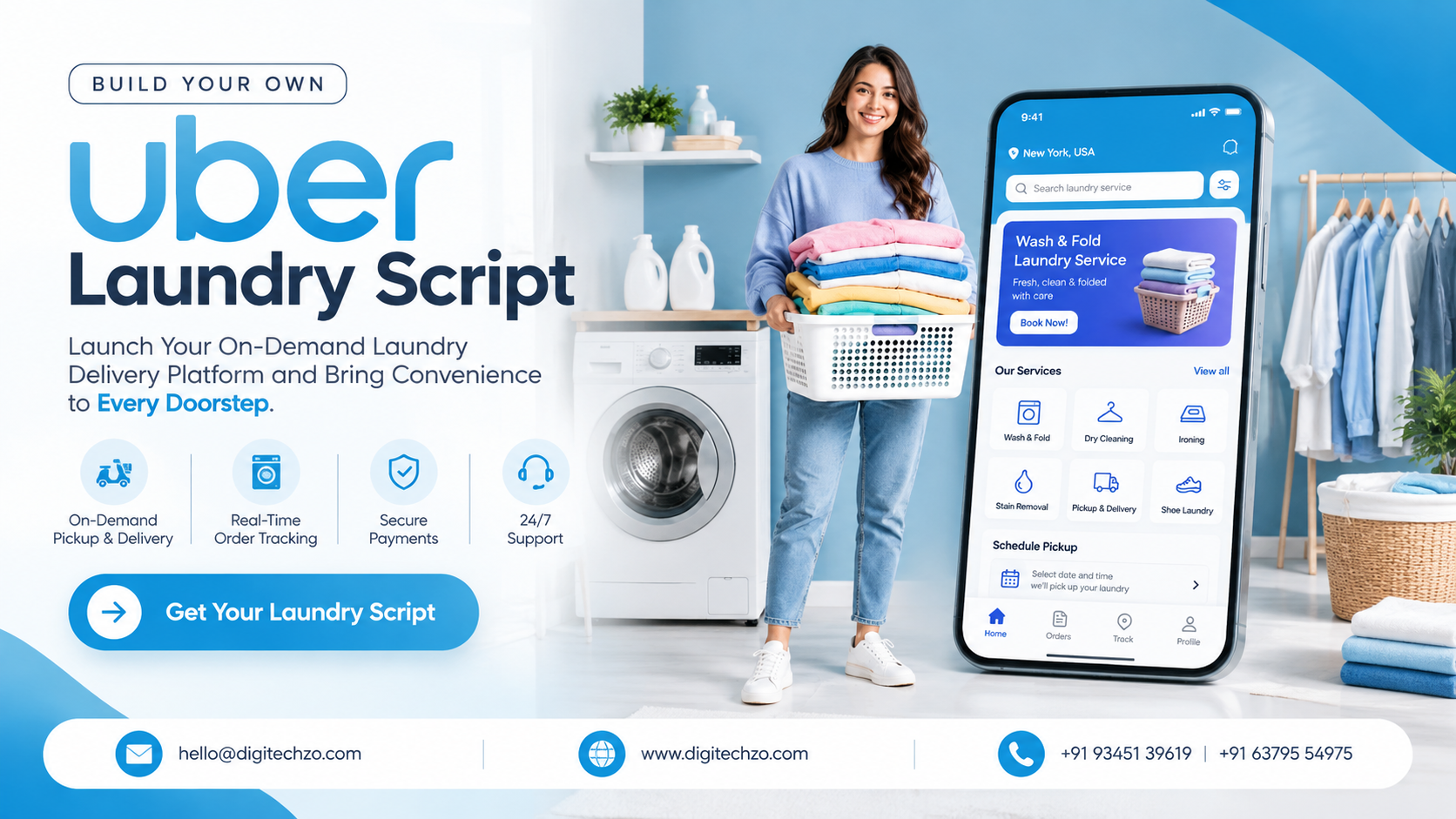 How to Start a Laundry Delivery Business With an Uber for Laundry App