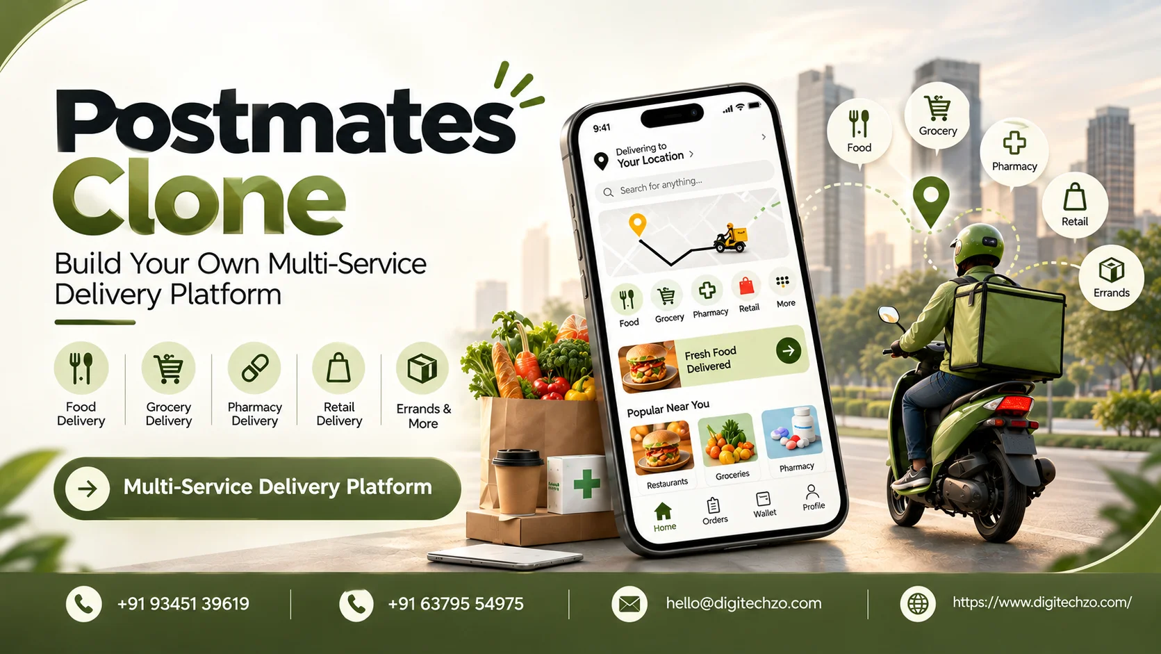 How to Launch an On-Demand Delivery Marketplace With a Postmates Clone Foundation