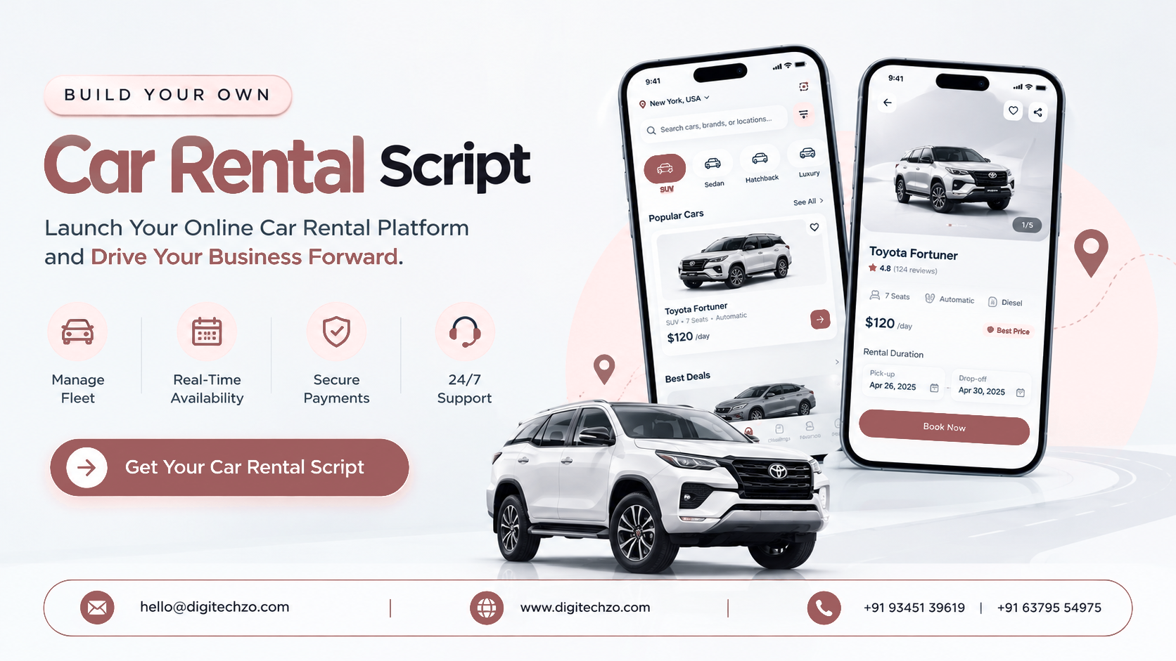 Car Rental Script: What to Look for Before Launching a Rental Platform